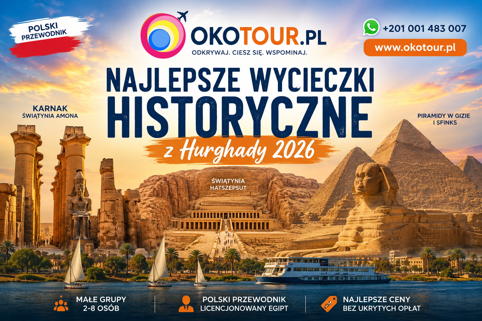Wycieczki do Kairu z Hurghady